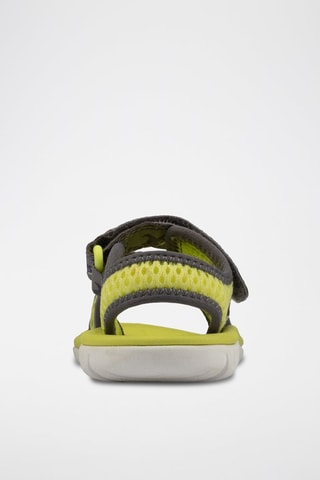 Sandales en cuir Surfing Tide - Vert fluo