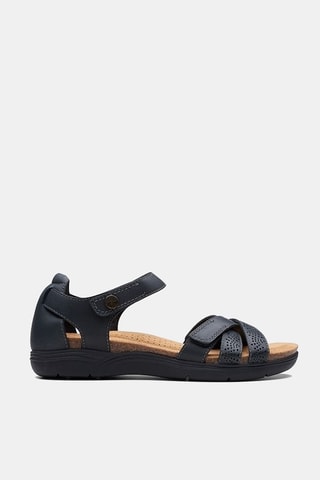 Sandales en cuir April Poppy - Noir