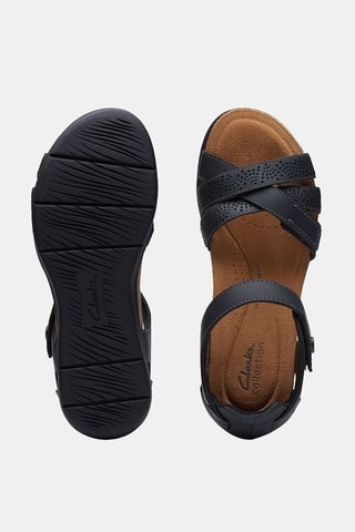 Sandales en cuir April Poppy - Noir