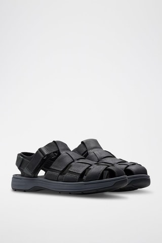 Sandales en cuir Saltway - Noir
