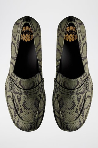 Mocassins à talons x Martine Rose - Vert olive