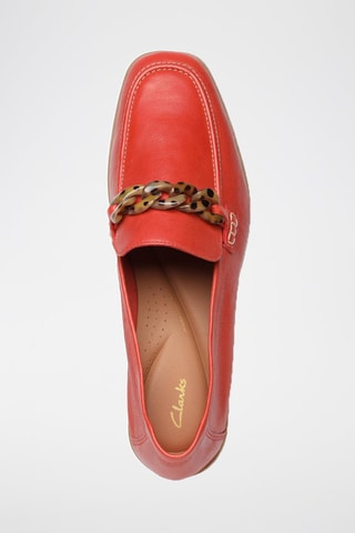 Mocassins en cuir Sarafyna Iris - Rouge