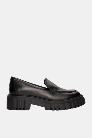 Mocassins en cuir Page Loafer - Noir