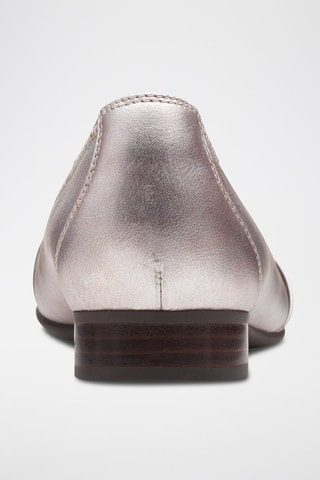 Ballerines en cuir Blush - Argenté