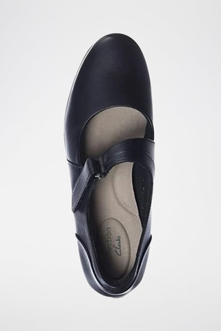 Babies à talons en cuir Emslie - Noir