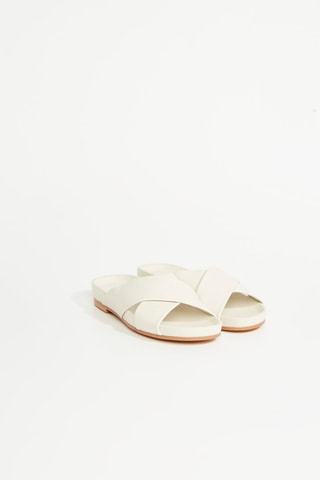 Mules en cuir Pure Cross - Blanc