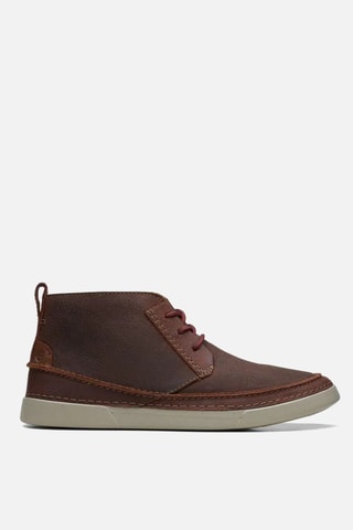 Boots en cuir Gereld Mid - Marron