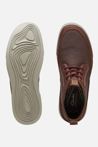 Boots en cuir Gereld Mid - Marron