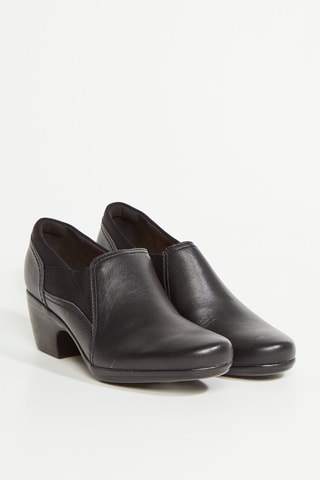 Low boots en cuir Emily - Noir