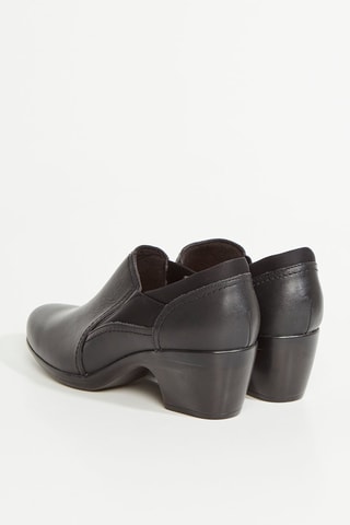Low boots en cuir Emily - Noir