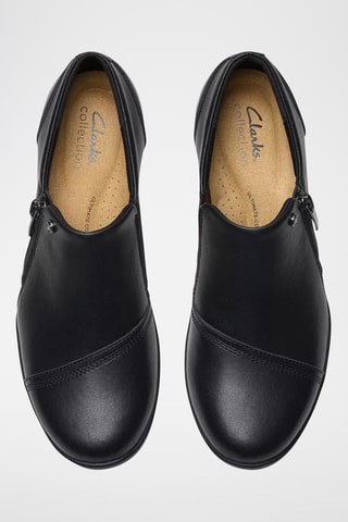 Low boots compensés en cuir Suttyn - Noir