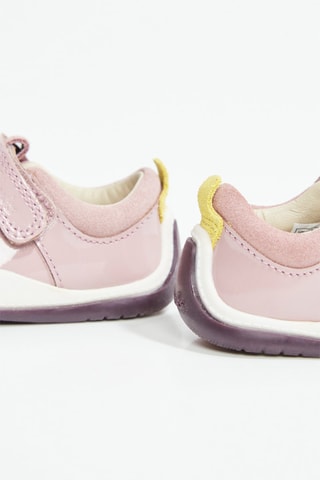 Salomés plateformes en cuir Noodle Bright - Rose