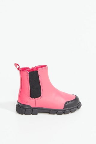 Bottines en cuir Evyn - Rose
