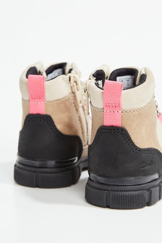 Bottines en cuir Evyn Hike - Ecru