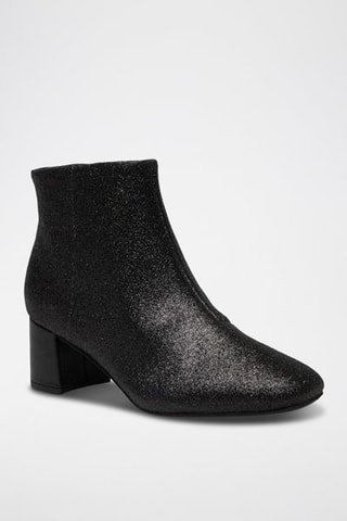 Bottines en cuir Sheer - Noir