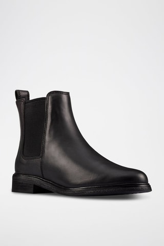 Bottines Chelsea en cuir Clarkdale Arlo - Noir