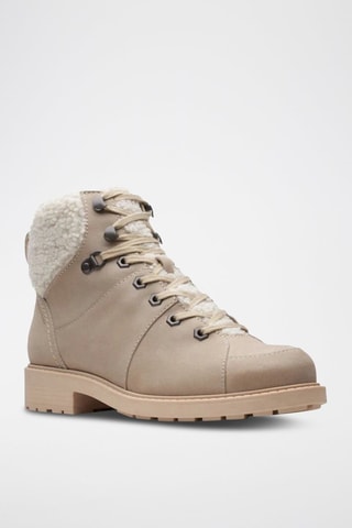 Bottines fourrées en cuir Orinoco2HikeWP - Beige