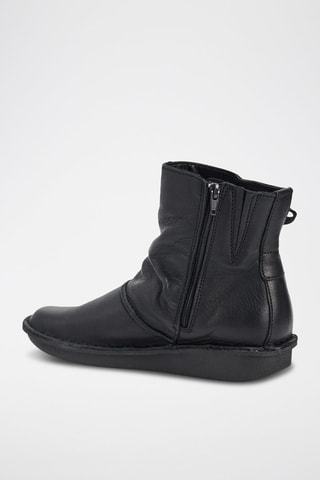 Bottines en cuir Funny Oak - Noir