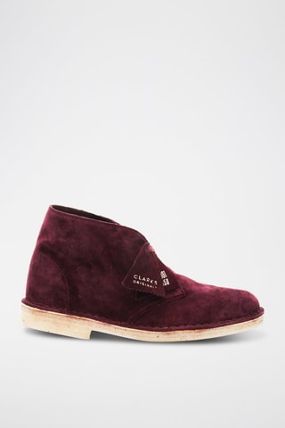 Bottines en nubuck Desert - Bordeaux