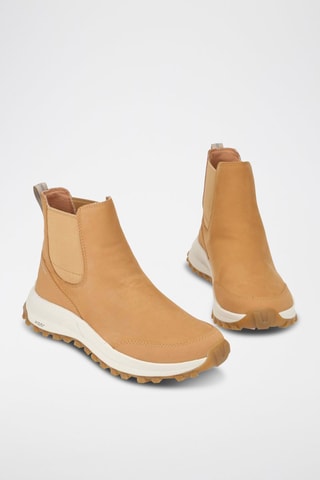 Bottines Chelsea en cuir ATL TREK UP WP - Beige