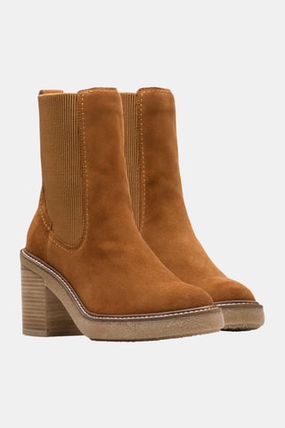 Bottines en nubuck Cassiano Top - Marron