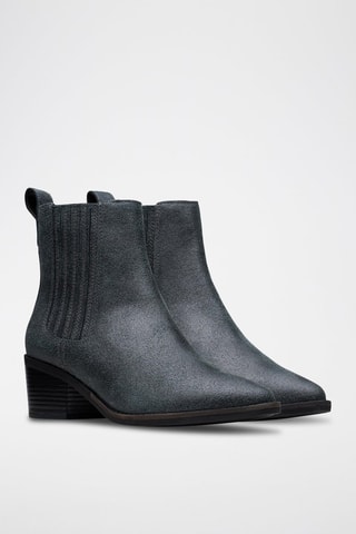 Bottines Chelsea en cuir Morzine Top - Gris foncé