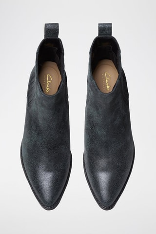 Bottines Chelsea en cuir Morzine Top - Gris foncé