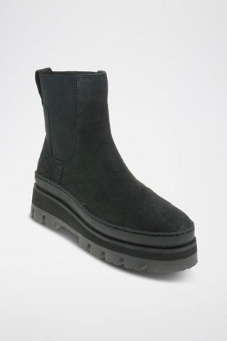 Bottines Chelsea en nubuck Orianna 2 - Noir