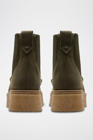Bottines Chelsea en nubuck Linoso Top - Kaki