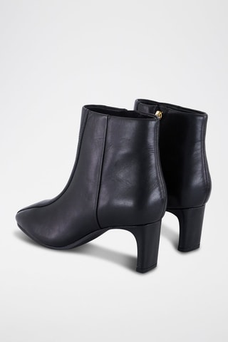 Bottines en cuir de veau Seren55 Top - Noir