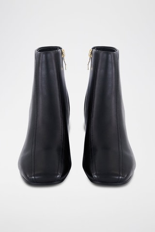 Bottines en cuir de veau Seren55 Top - Noir