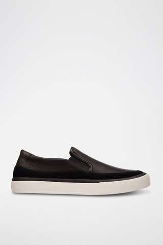 Slip-on en cuir Aceley - Marron