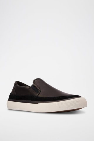 Slip-on en cuir Aceley - Marron