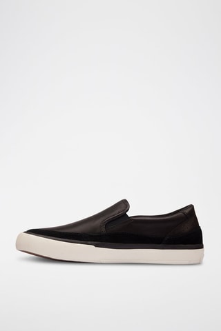 Slip-on en cuir Aceley - Marron