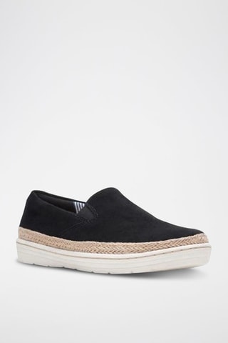 Slip-on en nubuck Marie - Noir