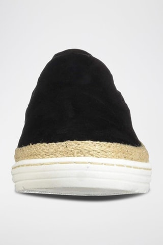 Slip-on en nubuck Marie - Noir