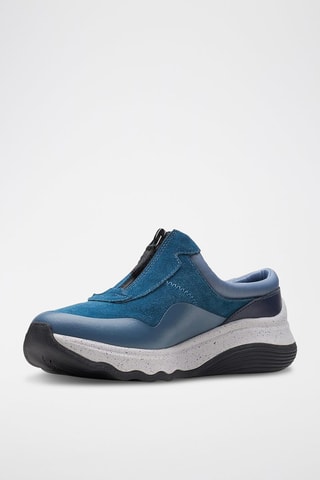 Slip-on en cuir Jaunt Way - Bleu