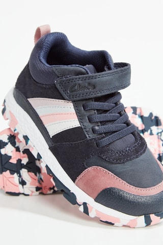 Baskets en cuir Tidal 2 Glow - Bleu marine