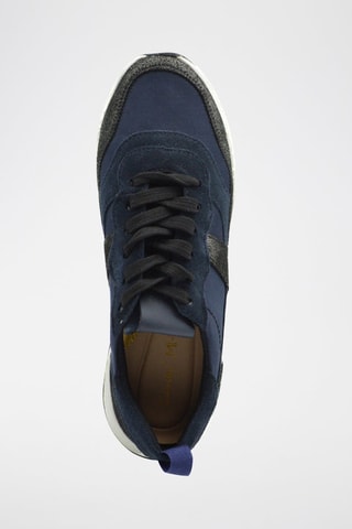 Baskets en cuir DashLite Jazz - Bleu marine