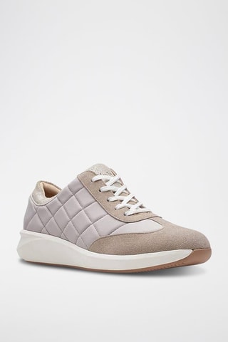 Baskets en nubuck Un Rio Stitch - Beige
