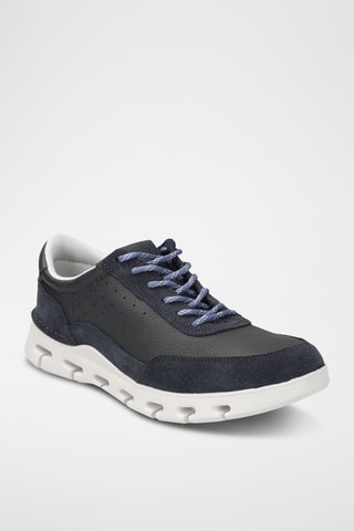 Baskets en cuir Nature X One - Bleu marine