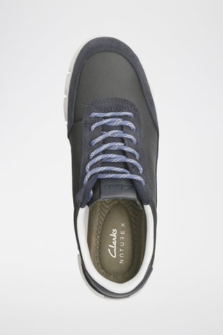 Baskets en cuir Nature X One - Bleu marine