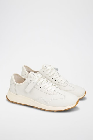 Baskets en cuir DashLite - Blanc
