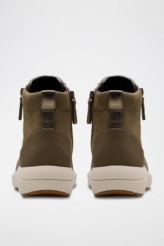 Baskets montantes en cuir Tivoli Lane - Vert olive