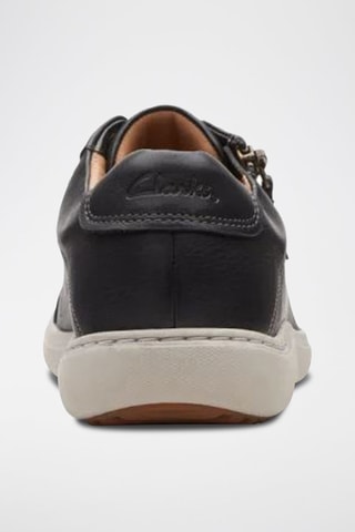 Baskets en cuir Nalle Lace - Noir