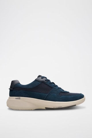Baskets en nubuck Lehman - Bleu marine