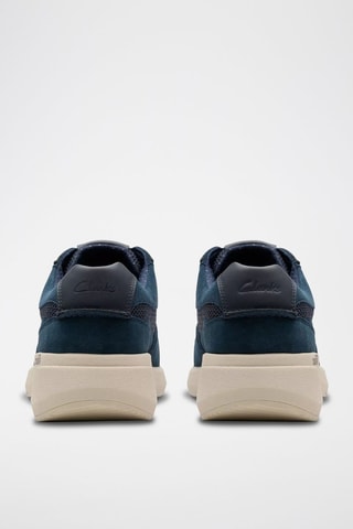 Baskets en nubuck Lehman - Bleu marine
