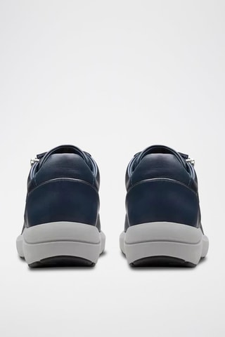 Baskets en cuir Tivoli - Bleu marine