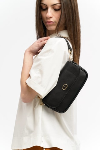 Mini Trendy Handtas - Goudkleurig en zwart