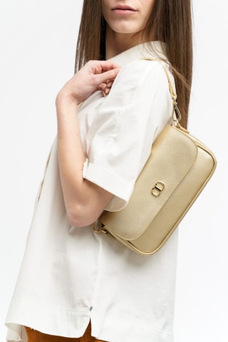 Mini Trendy Handtas - Goudkleurig